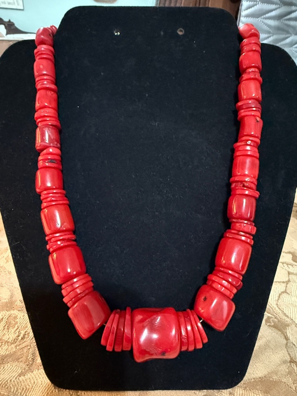 Genuine Red Coral Necklace